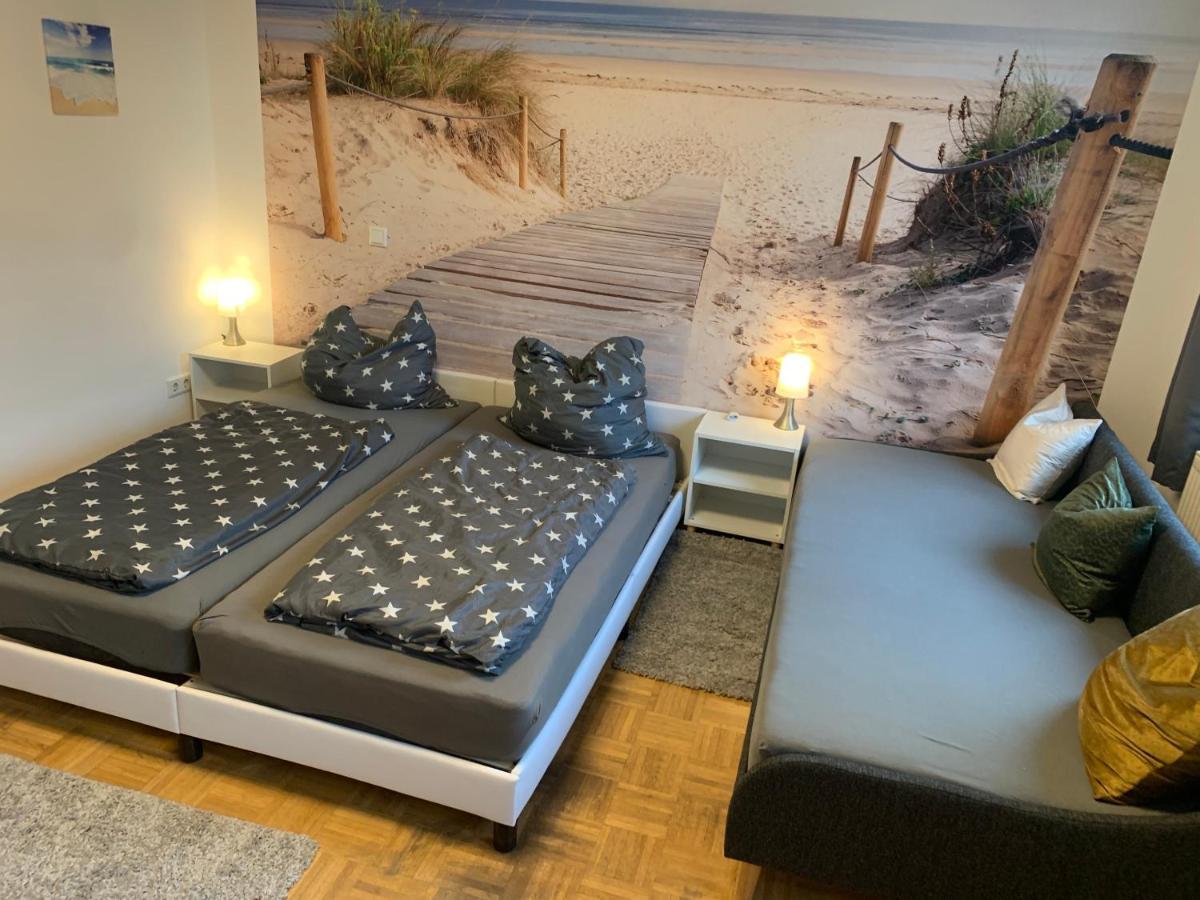 Mainpark Apartment 4 Schlafzimmer Bis Zu 10 Personen Direkt Ueber Aschaffapartment Bei Aschaffenburg Mainaschaff ภายนอก รูปภาพ